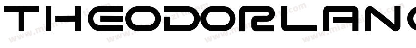 Theodorlane Regular字体转换